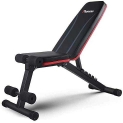 PASYOU Adjustable Weight Bench Full Body Workout Foldable Incline Decline Exercise Workout Bench for Home Gym