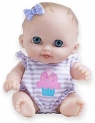 JC Toys Lil Cutesies All Vinyl Washable Doll Baby Doll, Blue Eyes Lulu