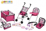 Hauck 21Piece Doll Care Set with Stroller, High Chair, Play Yd & More