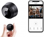 Mini-Spy-Camera-WiFi 1080P Wireless Hidden Camera, Spy Cam Nanny Cam Audio Record Live Streaming, Small Surveillance Camera Night Vision Motion Detection for Home/Security/Car (with PC/Phone APP)