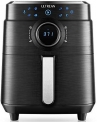 Ultrean 6 Quart Air Fryer, Deluxe Temperature and Time Knob and Matte Finish Design, Electric Hot Air Fryers Oven Cooker, Non-Stick Basket and Bonus Cook Book, 1700w