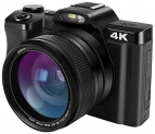 IEBRT Digital Camera, 4K Video Camera Camcorder 16X 48MP Digital Zoom WiFi YouTube Vlogging Camera 3.5″ IPS Touch Screen Camera with Macro and Wide Angle Lens