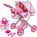 Lissi Doll Pram with 13″ Baby Doll & Accessories Role Play Toy