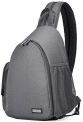 CADeN Camera Bag Sling Backpack, Camera Case Backpack with Tripod Holder for DSLR/SLR Mirrorless Cameras (Canon Nikon Sony Pentax) Grey