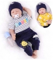CHAREX 22 Inch Soft Reborn Baby Dolls Lifelike Sleeping Real Baby Dolls Realistic Toy Gifts for Age 3+
