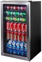 NewAir 126 Can Freestanding Beverage Fridge, Stainless Steel – Limited Edition Design