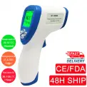 Body Temperature Forehead Non Contact Infrared Thermometer LCD Fever Digital IR Measurement Gun – White China