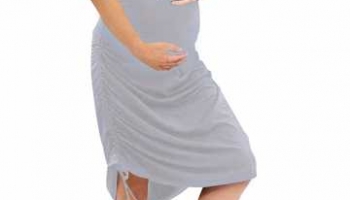 Womens Solid Maternity Dress Button Front (Colors Vary) | PinkQueen